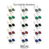 Halo Emerald Cut Diamond Earrings - Izabella No. 2 image 11
