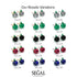 Hidden Halo Black Diamond Earrings - Rosalie No. 8 image 6