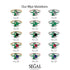 Princess Cut Mix Emerald Ring - Mya No. 66 image 6
