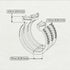 Pear Shape Diamond Glam Open Ring - Quinn No. 31 image 4