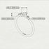 Minimalist Thin Ruby Ring - Brielle No. 26 image 4