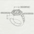 Bitcoin Black Diamond Signet Ring - Axel No. 25 image 4