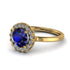 1ct Round Sapphire Engagement Ring - Natalia No. 13 image 1