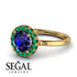 1ct Round Sapphire Engagement Ring - Natalia No. 28 image 10