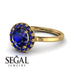 1ct Round Sapphire Engagement Ring - Natalia No. 73 image 10