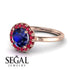 1ct Round Sapphire Engagement Ring - Natalia No. 59 image 10