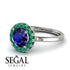 1ct Round Sapphire Engagement Ring - Natalia No. 30 image 10