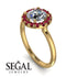 1ct Round Diamond Engagement Ring - Natalia No. 46 image 2