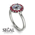 1ct Round Diamond Engagement Ring - Natalia No. 48 image 2