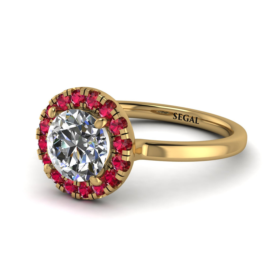 1ct Round Diamond Engagement Ring - Natalia No. 46