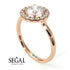 1ct Round Diamond Engagement Ring - Natalia No. 2 image 3