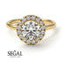 1ct Round Diamond Engagement Ring - Natalia No. 1 image 4