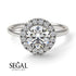 1ct Round Diamond Engagement Ring - Natalia No. 3 image 4