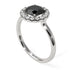1ct Round Black Diamond Engagement Ring - Natalia No. 9 image 3