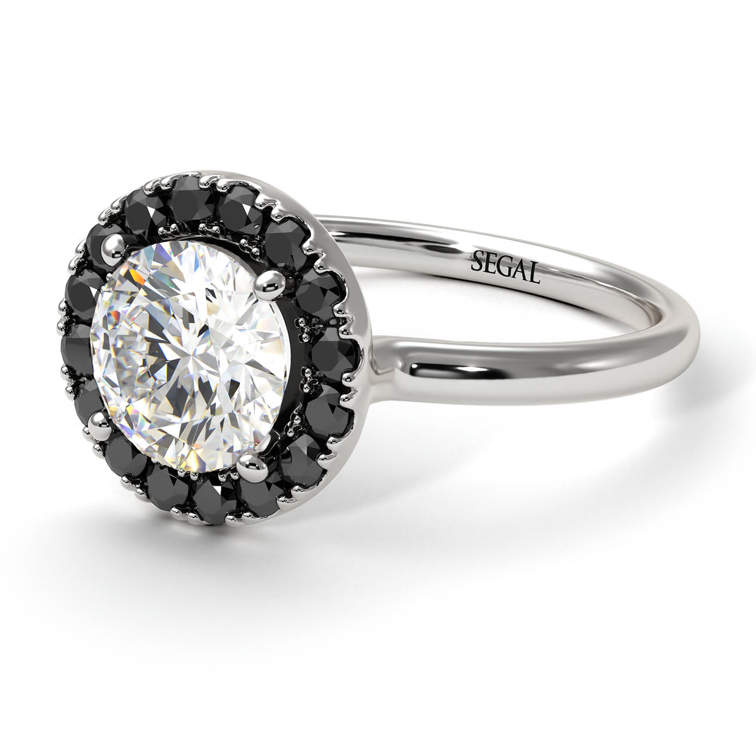 1ct Round Diamond Engagement Ring - Natalia No. 33