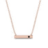 Black Diamond Gold Necklace Bar - Crystal No. 8 image 1