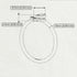 Pear Shaped Stacking Emerald Ring - Brianna No. 21 image 4
