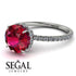 2ct Hidden Halo Ruby Engagement Ring - Adaline No. 12 image 10