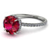 2ct Hidden Halo Ruby Engagement Ring - Adaline No. 12 image 1