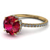 2ct Hidden Halo Ruby Engagement Ring - Adaline No. 10 image 1