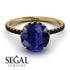 2ct Hidden Halo Sapphire Engagement Ring - Adaline No. 43 image 3