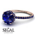 2ct Hidden Halo Sapphire Engagement Ring - Adaline No. 74 image 10
