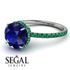 2ct Hidden Halo Sapphire Engagement Ring - Adaline No. 30 image 10