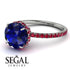 2ct Hidden Halo Sapphire Engagement Ring - Adaline No. 60 image 10