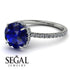 2ct Hidden Halo Sapphire Engagement Ring - Adaline No. 15 image 10