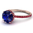 2ct Hidden Halo Sapphire Engagement Ring - Adaline No. 59 image 1