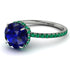 2ct Hidden Halo Sapphire Engagement Ring - Adaline No. 30 image 1