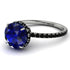 2ct Hidden Halo Sapphire Engagement Ring - Adaline No. 45 image 1