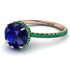 2ct Hidden Halo Sapphire Engagement Ring - Adaline No. 29 image 1