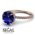 2ct Hidden Halo Sapphire Engagement Ring - Adaline No. 14 image 10