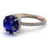 2ct Hidden Halo Sapphire Engagement Ring - Adaline No. 14 image 1