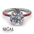 2ct Hidden Halo Diamond Engagement Ring - Adaline No. 48 image 3