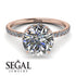 2ct Hidden Halo Diamond Engagement Ring - Adaline No. 2 image 3