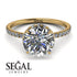 2ct Hidden Halo Diamond Engagement Ring - Adaline No. 1 image 3