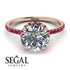 2ct Hidden Halo Diamond Engagement Ring - Adaline No. 47 image 3