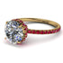 2ct Hidden Halo Diamond Engagement Ring - Adaline No. 46 image 1