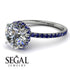 2ct Hidden Halo Diamond Engagement Ring - Adaline No. 63 image 10