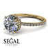2ct Hidden Halo Diamond Engagement Ring - Adaline No. 1 image 10