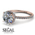 2ct Hidden Halo Diamond Engagement Ring - Adaline No. 2 image 10