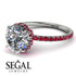 2ct Hidden Halo Diamond Engagement Ring - Adaline No. 48 image 10