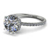 2ct Hidden Halo Diamond Engagement Ring - Adaline No. 3 image 1