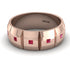 Eternity Princess Ruby Wedding Ring - Michael No. 8 image 1