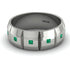 Eternity Princess Emerald Wedding Ring - Michael No. 12 image 1