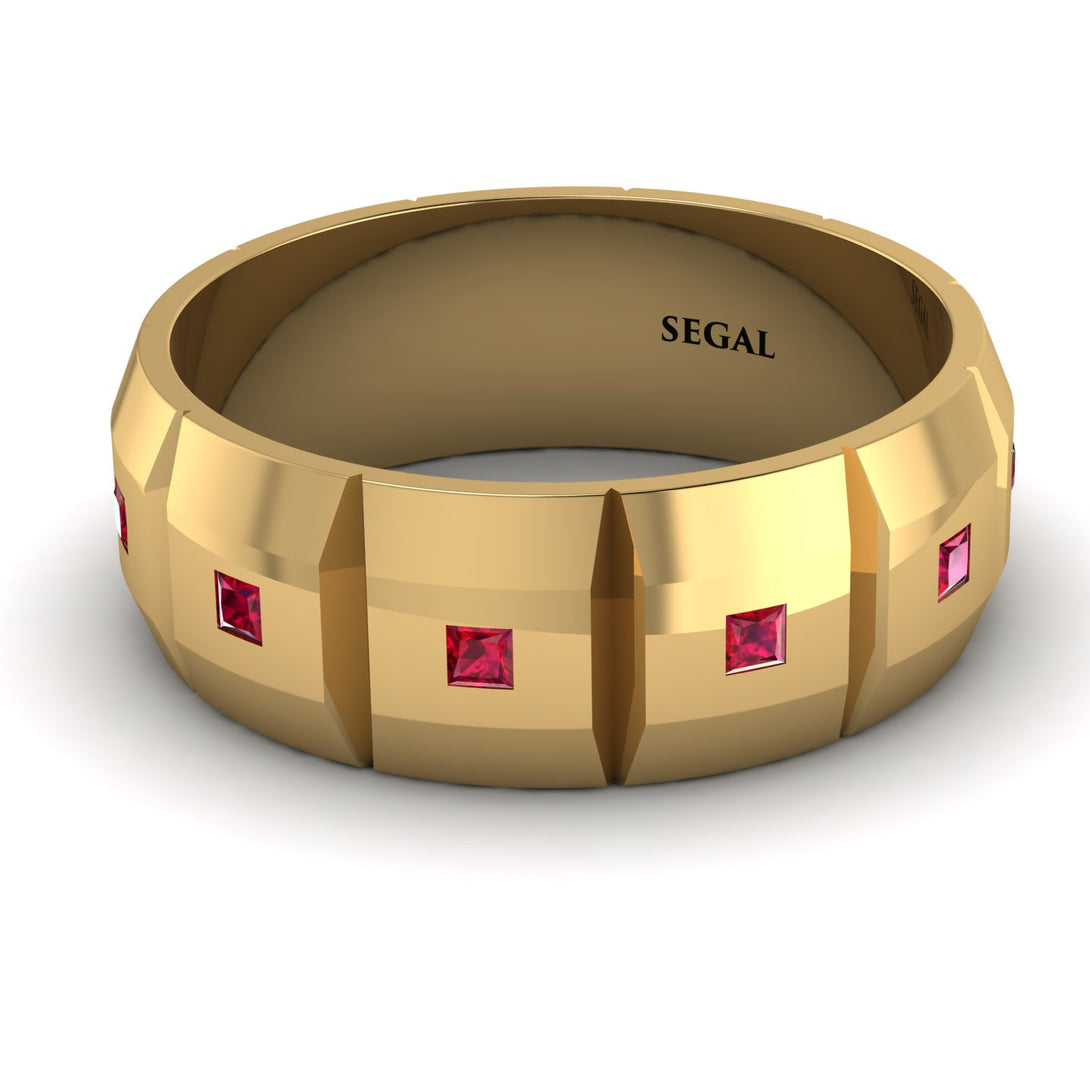 Eternity Princess Ruby Wedding Ring - Michael No. 7