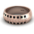 Vintage Princess Black Diamond Wedding Band - Daniel No. 5 image 1
