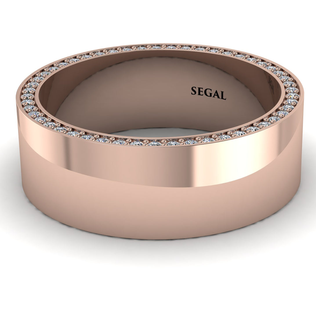 Massive Diamond Eternity Wedding Band - Liam No. 2